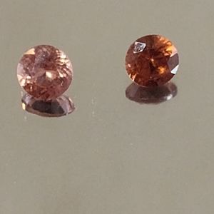 Loose brown zircon gemstone